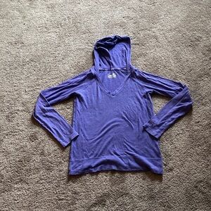 Under Armour Purple Semi-Fitted Heat Gear Hoodie Top SIZE XS